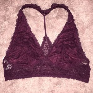 Victoria’s Secret Burgundy T-Back Bralette